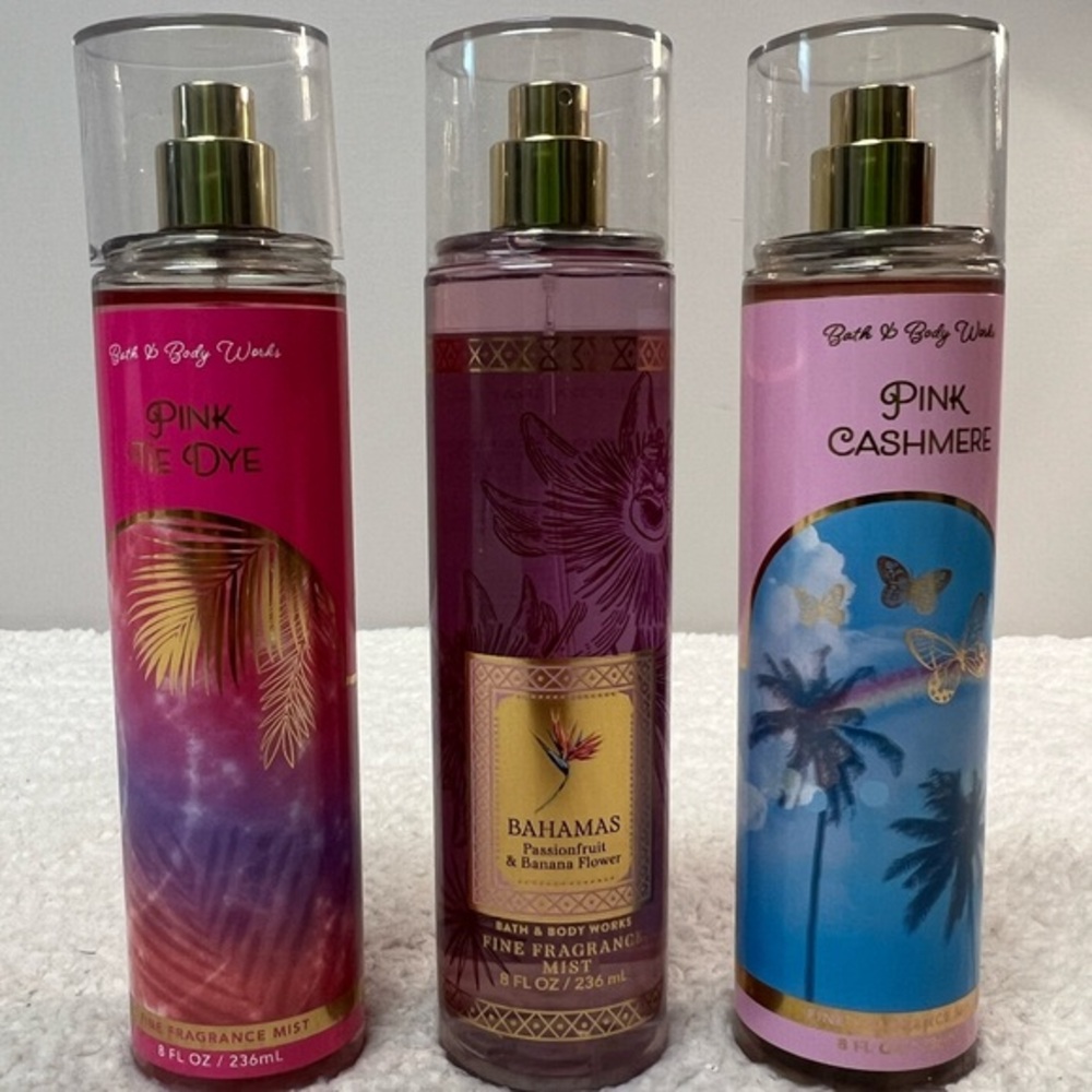 Bath & Body Works Fine Fragrance Mist Set of 3 Different Fragrances